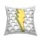 Stupell Industries Glam Lightning Bolt Pop Style Fashion Brand Throw Pillow, 18" x 18"